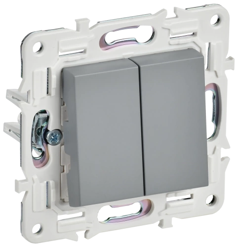 SKANDY Выключ. 2-кл. прох. 10А SK-V05Gr сер. IEK SKANDY Выключ. 2-кл. прох. 10А SK-V05Gr сер. IEK