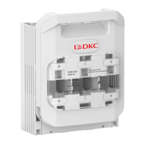 Горизонтальный Предохранитель Выключатель Разъединитель 250А 3P крепление на монтажную плату