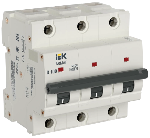 ARMAT Авт. выкл. M10H 3P D 100A IEK