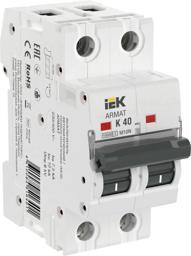 ARMAT Авт. выкл. M10N 2P K 40А IEK