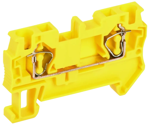 Клемма пружинная КПИ 2в-4 41А желтый IEK