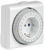 РТМ-3 Розетка-таймер механ. 15мин 24ч 96on/off 16А IP20 IEK