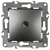 12-3102-12 Эл/ус ЭРА Розетка TV проходная, IP20, Эра12, графит