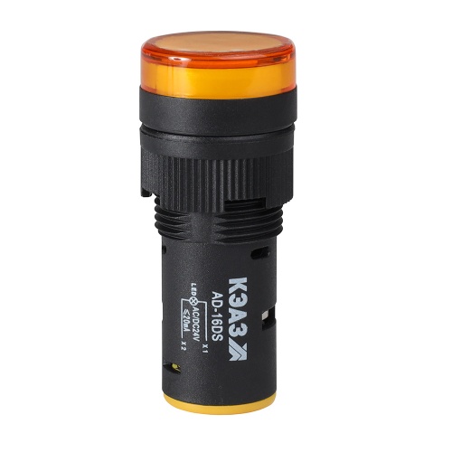 Лампа AD16DS(LED) матрица D16мм желтый 48В AC/DC Лампа AD16DS(LED) матрица D16мм желтый 48В AC/DC