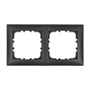 Рамка 2-постовая (черный бархат) LK60