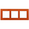 14-5103-22 Эл/ус ЭРА Рамка на 3 поста, стекло, Эра Elegance, оранжевый+бел