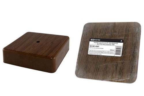 Коробка распаячная КР 100х100х29 ОП бук IP40, инд. штрихкод TDM Коробка распаячная КР 100х100х29 ОП бук IP40, инд. штрихкод TDM