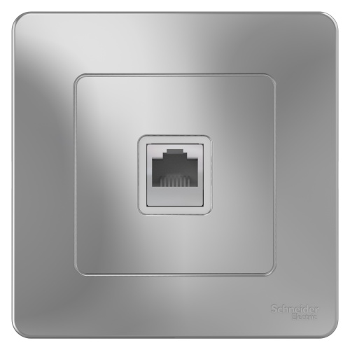 BLANCA С/У РОЗЕТКА компьютерная RJ45, кат.5E, АЛЮМИНИЙ BLANCA С/У РОЗЕТКА компьютерная RJ45, кат.5E, АЛЮМИНИЙ