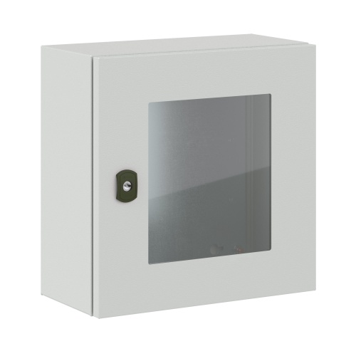 Корпус навесной уличный ST Outdoor с М/П с прозрачной дверью ВxШxГ 400x400x200 мм, IP66