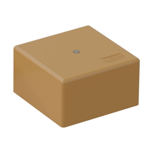 SD3 Коробка распределительная для о/п, 75х75х40мм  6 пар 10мм2, подходит для монтаж. пистолета, (беж.) Экопласт