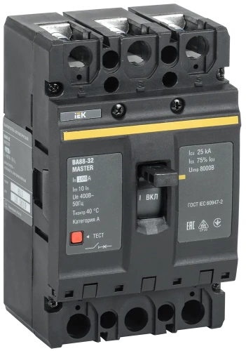Выкл. авт. ВА88-32 3Р 100А 25кА MASTER IEK