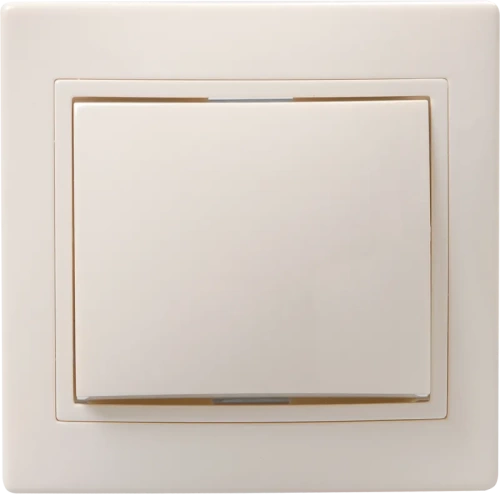 ВС10-1-0-Км Выкл. 1кл 10А керам. КВАРТА крем. IEK