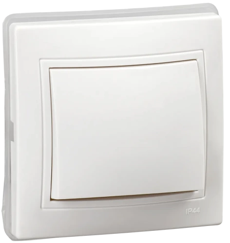 KVARTA Выключатель 1кл ВС10-1-0-КБ-44 10А IP44 бел. IEK