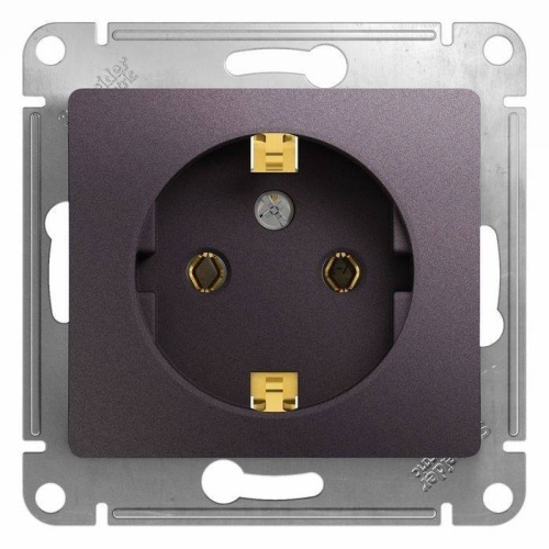 GLOSSA РОЗЕТКА с заземлением,16А, 250В, механизм, СИРЕНЕВЫЙ ТУМАН GLOSSA РОЗЕТКА с заземлением,16А, 250В, механизм, СИРЕНЕВЫЙ ТУМАН