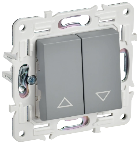 SKANDY Выключ. жалюзи 10А SK-V12Gr сер. IEK SKANDY Выключ. жалюзи 10А SK-V12Gr сер. IEK