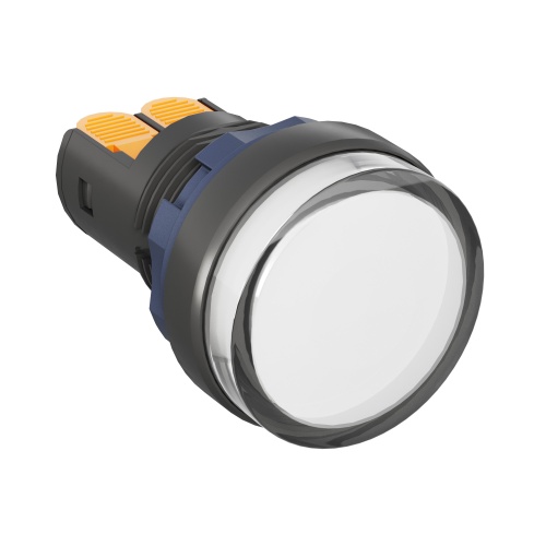 Сигнальный индикатор со встроенным диодом 220В,  белый