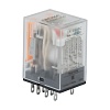Реле миниатюрное промышленное общего назначения, 4CO, ком. ток 5А, AgSnO2, напряжение 24V AC, опция: светодиод Реле миниатюрное промышленное общего назначения, 4CO, ком. ток 5А, AgSnO2, напряжение 24V AC, опция: светодиод