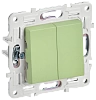 SKANDY Выключ. 2-кл. прох. 10А SK-V05M мятн. IEK