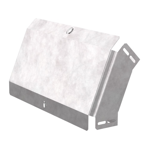 Угол вертикальный внешний 45 градусов с крышкой Стандарт 400х80 Промрукав