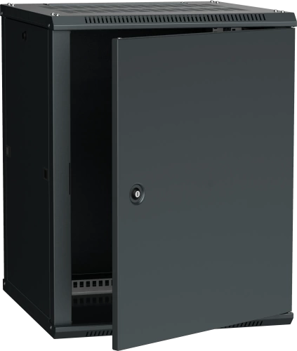 ITK Шкаф 19 дюйм LINEA W 15U 600х600мм настен. метал. дверь RAL9005
