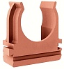 Крепеж-клипса для трубы ПНД 25 мм оранжевая TDM