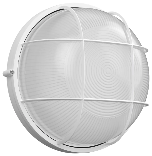 Светильник НПП1102 белый/круг с реш. 100Вт IP54 (упак 8шт.) ИЭК
