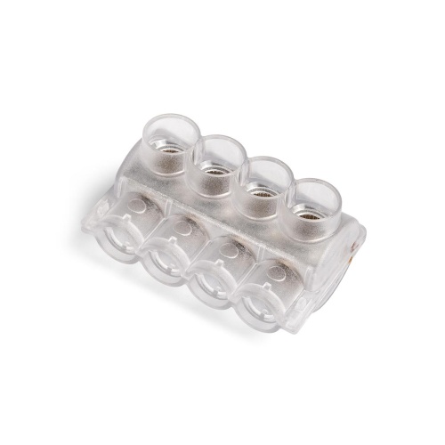 Клеммник 4-х контактный KE10.504 (AL 10-50/Cu 2.5-35) (КВТ) Клеммник 4-х контактный KE10.504 (AL 10-50/Cu 2.5-35) (КВТ)