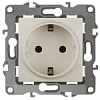 12-2111-02 Эл/ус ЭРА Розетка 2P+E Schuko, 16A-250В, IP20, винт, Эра12, слоновая кость