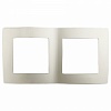 12-5002-15 Эл/ус ЭРА Рамка на 2 поста, Эра12, перламутр