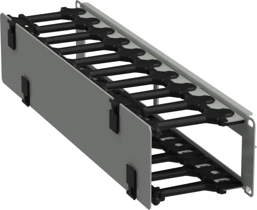 ITK Кабель-органайзер горизонтальный 19" 2U сер. РФ ITK Кабель-органайзер горизонтальный 19" 2U сер. РФ