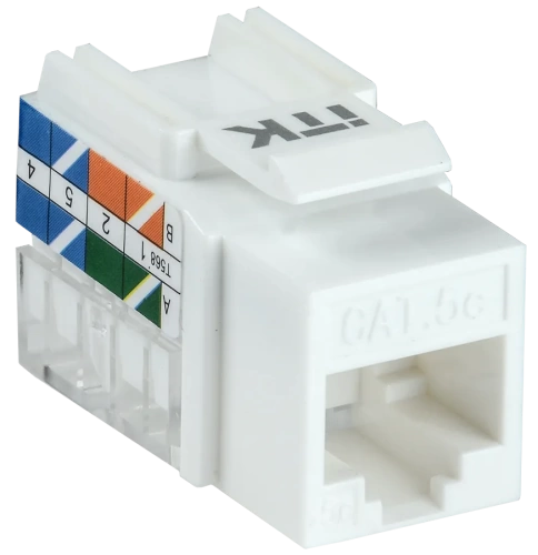 Модуль Keystone Jack кат.5Е, неэкран., IDC 110, гор. заделка