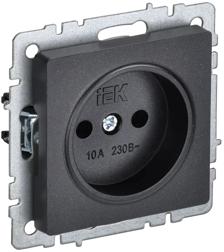 BRITE Роз. без з/к/ш 10А РС10-1-0-БрЧ черн. IEK