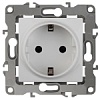 12-2001-01 Эл/ус ЭРА Розетка 2P+E Schuko, 16A-250В, IP20, без м.лапок, Эра12, белый