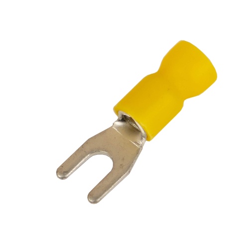 Наконечник вилочный с изолир.фланцем ПВХ, легкий ввод жилы, 2,5-6 кв.мм М5 (д.5,3 мм) (НВИ) Наконечник вилочный с изолир.фланцем ПВХ, легкий ввод жилы, 2,5-6 кв.мм М5 (д.5,3 мм) (НВИ)