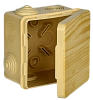 Коробка расп. КМ 80х80х50мм о/к IP54 7 вв. сосна IEK