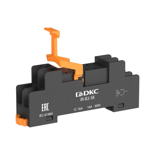 Колодка c винтовыми клеммами низкопрофильная для реле серии IR на 2 группы контактов Колодка c винтовыми клеммами низкопрофильная для реле серии IR на 2 группы контактов