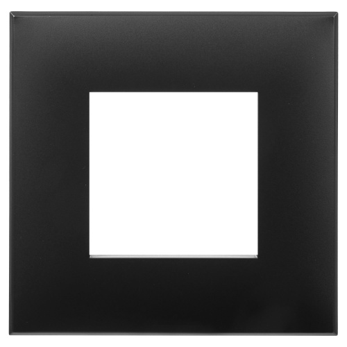 Рамка ARTLEBEDEV, "Avanti", "Черный матовый", 2 модуля