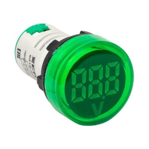 Индикатор значения напряжения зеленый ED16-22VD EKF PROxima Индикатор значения напряжения зеленый ED16-22VD EKF PROxima