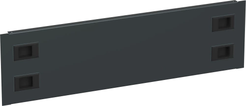 ITK by ZPAS Фальш-панель 19" 3U крепление на защел. чер. РФ