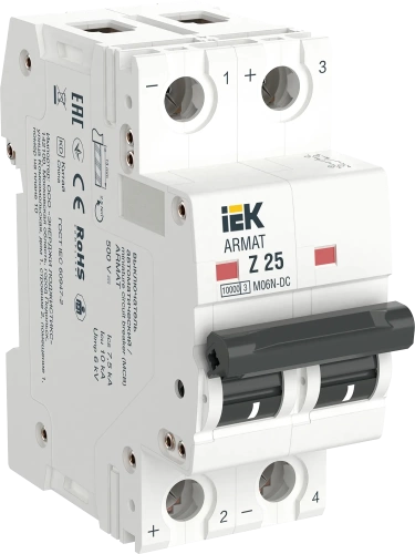 ARMAT Авт. выкл. M06N-DC 2P Z 25А IEK