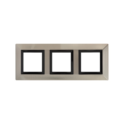 Рамка из металла, "Avanti", никелированная, 6 модулей Рамка из металла, "Avanti", никелированная, 6 модулей