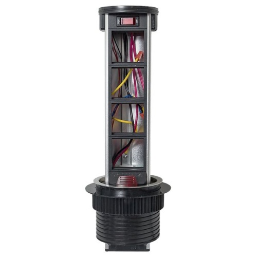 Встраиваемая мини-колонна с беспроводной зарядкой 15Вт, 8 модулей C-Line Встраиваемая мини-колонна с беспроводной зарядкой 15Вт, 8 модулей C-Line