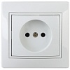 1-201-01 Эл/ус Intro Розетка 2P, 16А-250В, IP20, СУ, Plano, белый