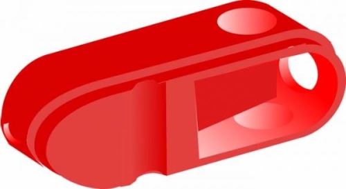 Ручка управления OHRS2/1 (красная) прямого монтажа для рубильников OT16..125F3/F4 и OT16...63F6/F8