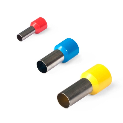 Наконечник штыревой втулочный изолированный НШВИ 1.5-10 (КВТ) Наконечник штыревой втулочный изолированный НШВИ 1.5-10 (КВТ)