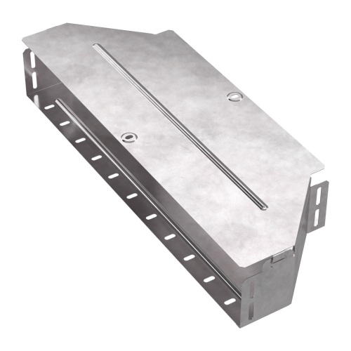 Переходник симметричный с крышкой Стандарт 600х400х100 Промрукав