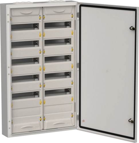 TITAN 5 Корпус мет. ЩРн-144 (2х72) 960х570х140 IP54 сер IEK TITAN 5 Корпус мет. ЩРн-144 (2х72) 960х570х140 IP54 сер IEK