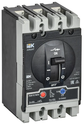ARMAT Авт. выкл. лит. корпус 3P S 35кА 40А ТМ рег. IEK