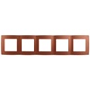 12-5005-14 Эл/ус ЭРА Рамка на 5 постов, Эра12, медь