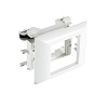 PMA-45/2 Суппорт для розетки 45х45мм (2 модуля 45х22,5мм) ARC-LAN Экопласт